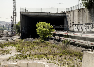 Abandoned Cement plant. Immediate train