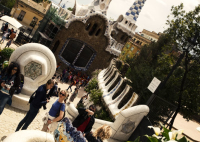 ParkGüell. Right tilt