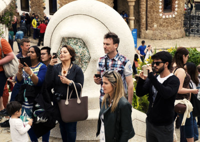 ParkGüell. Happy picture