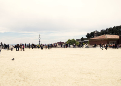 ParkGüell. Plain ground